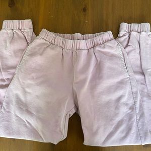 Light Pink Rosa Brandy Melville Sweatpants